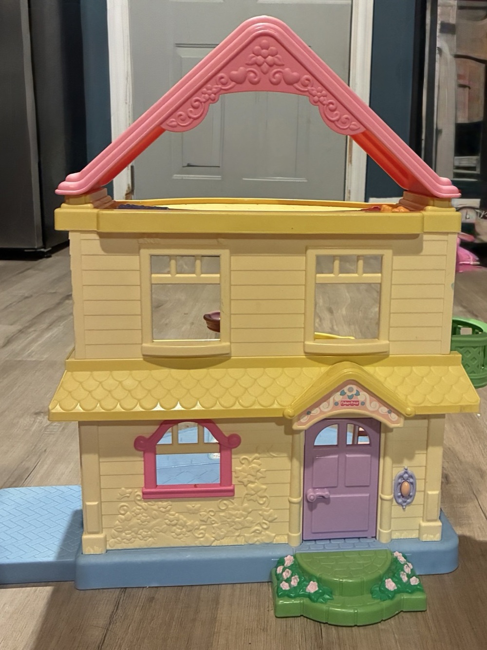 Vintage Fisher Price Mattel 2005 Doll House My First Home Only-sounds Work